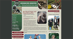 Desktop Screenshot of keeshondheaven.com